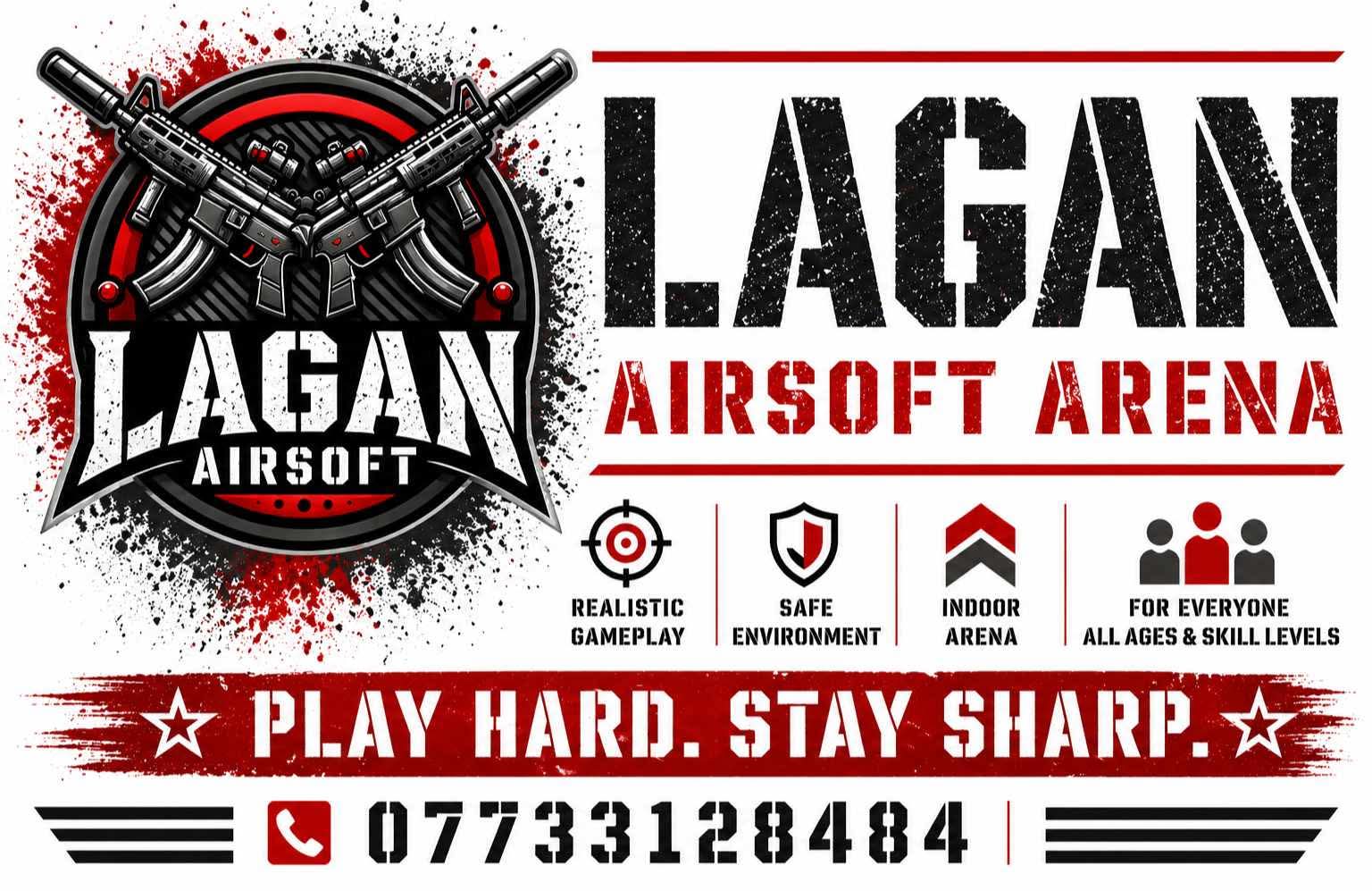 Lagan Airsoft Arena banner